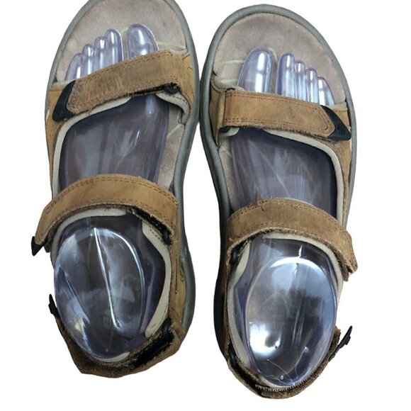 Teva Langdon Leather Sandals Shoes Men’s Size 7 Swtyle 1002263 - Picture 4 of 11